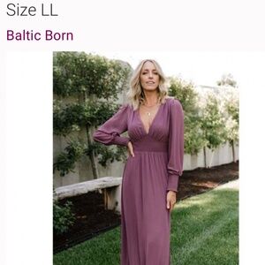 Baltic Born Olivia Maxi Dress | Vintage Plum Size MM